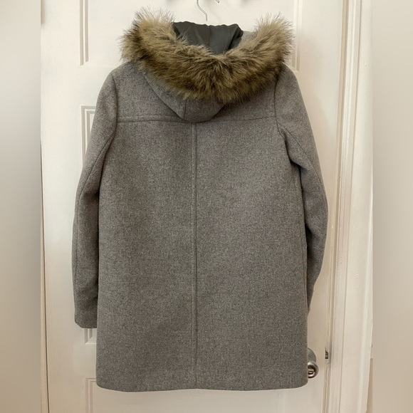 J. Crew Vail Parka in Heather Grey size 4 - Picture 2 of 4